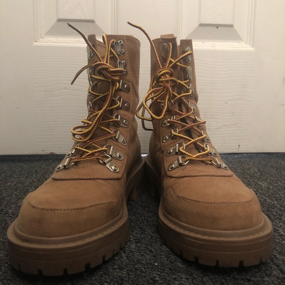 F21 tan combat boots - Picture 4 of 8